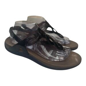 Cobb Hill By New Balance Women’s Ramona Bronze Adjustable Ankle Strap Sandals